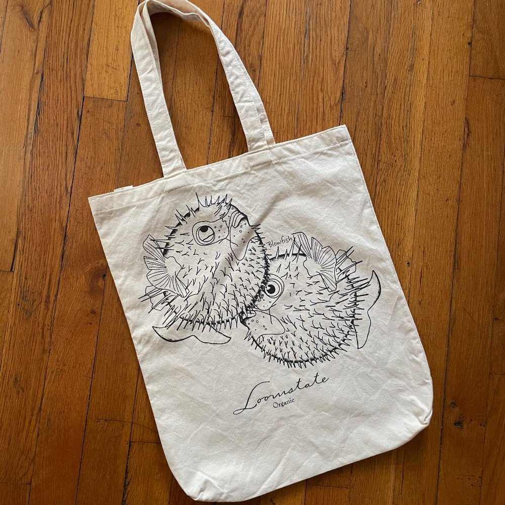 Loomstate Blowfish Tote (New) – Cream
